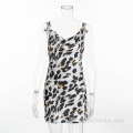 LEOPARDO LEOPARDO CORTH SPAGHETTI CORRETA CAMPYCON Vestidos sin respaldo